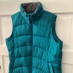 Lands End Down Puffy Vest - S